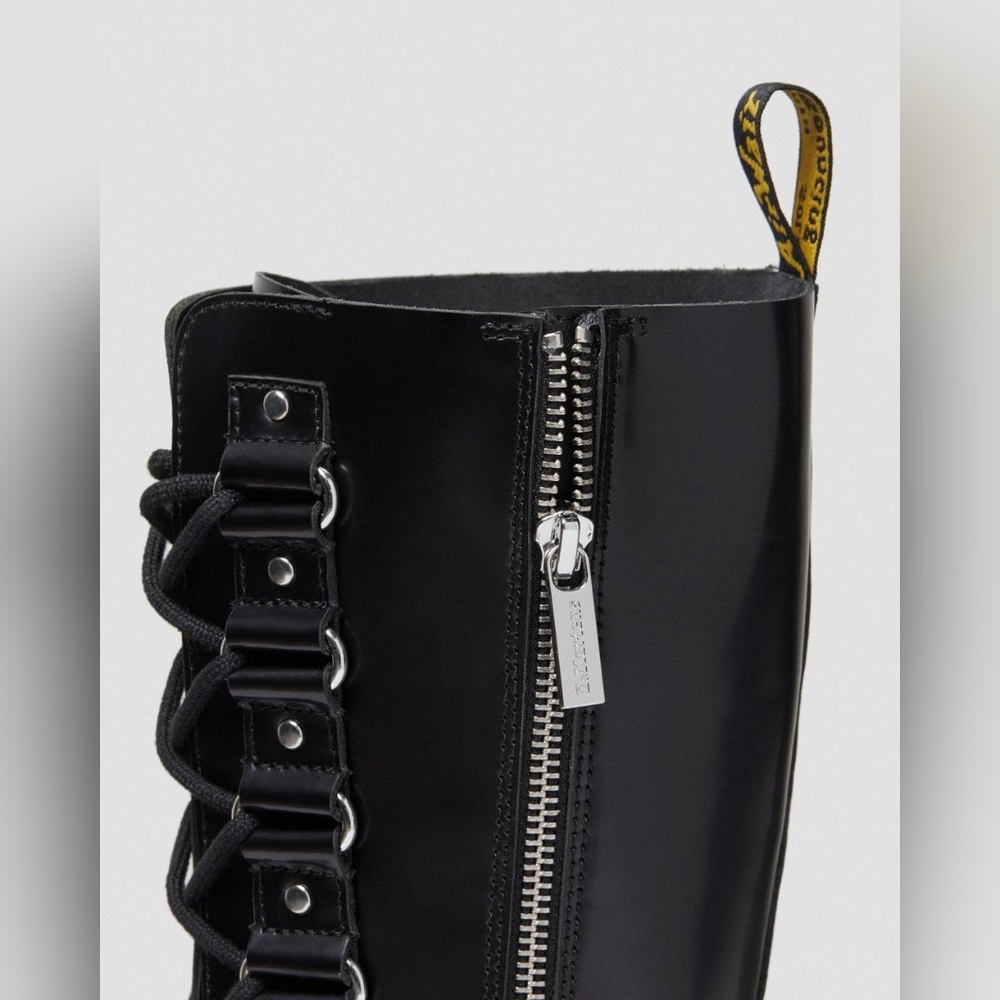 Dr. Martens 1B60 Britain XL leather knee-high platform boots. Size 7 - Picture 5 of 14